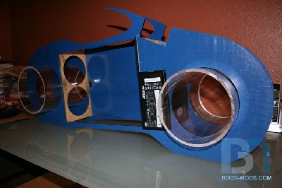 TRON Light Cycle Case Mod Boddaker, bods-mods, Case Mod, TRON Light Cycle 1