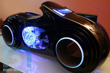 TRON Light Cycle Case Mod Boddaker, bods-mods, Case Mod, TRON Light Cycle 4