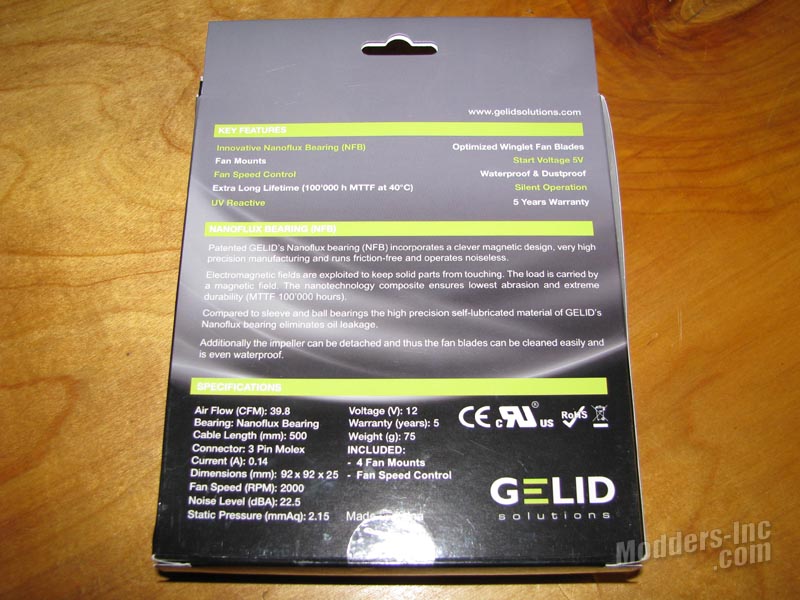 GELID Wing9-Wing12 UV Blue Case Fans Blue, Case Fan, GELID, UV, Wing9-Wing12 4