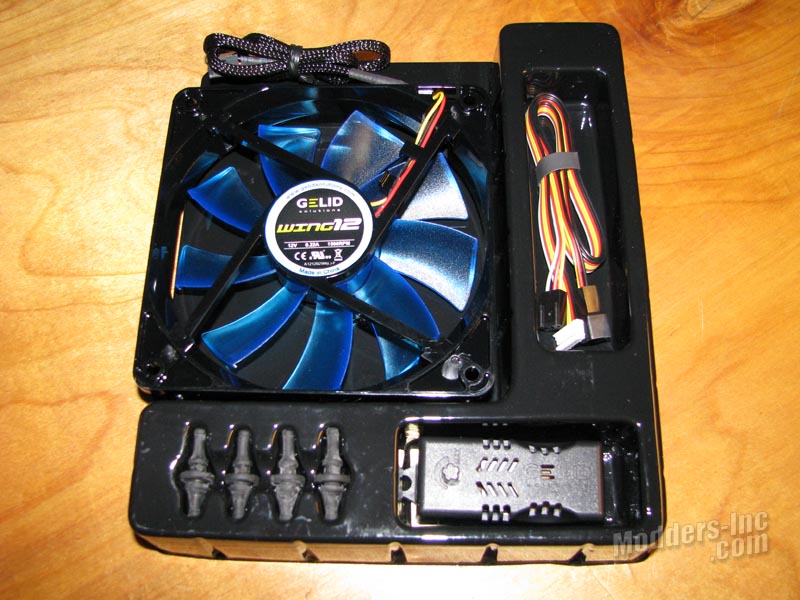 GELID Wing9-Wing12 UV Blue Case Fans Blue, Case Fan, GELID, UV, Wing9-Wing12 5
