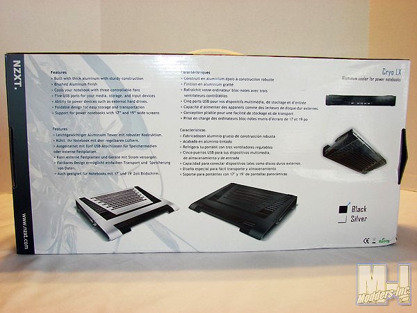 NZXT Cryo LX Notebook Cooler Laptop Cooler, NZXT 2