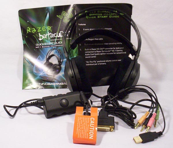Modders-Inc Case Mods / Hardware Reviews - Razer Barracuda HP-1 Headphones Inside of Box