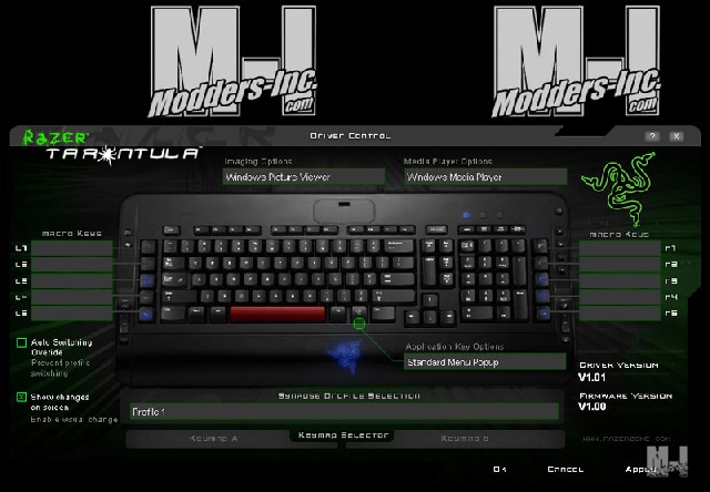 Razer Tarantula Keyboard Gaming Keyboard, Razer 12