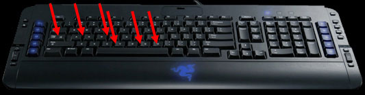 Razer Tarantula Keyboard Gaming Keyboard, Razer 2