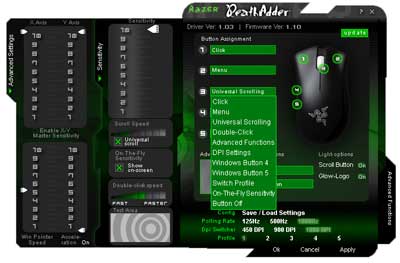 Razer DeathAdder Gaming Mouse Gaming Mouse, Razer 3