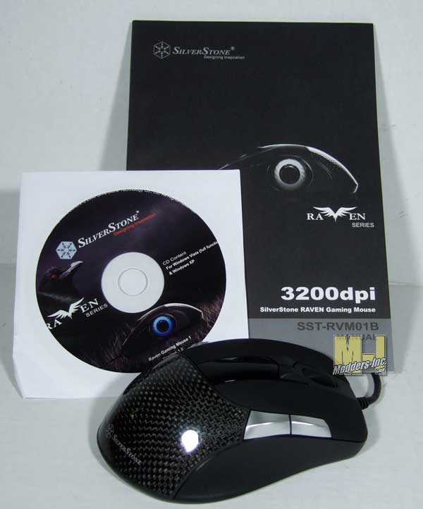 SilverStone Raven Mouse Gaming Mouse, SilverStone 1