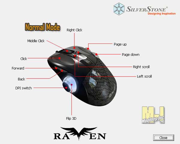 SilverStone Raven Mouse Gaming Mouse, SilverStone 4