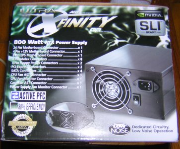 X-Finity 800 Watt PSU w/ Active PFC power supply, psu, Ultra, X-Finity 3