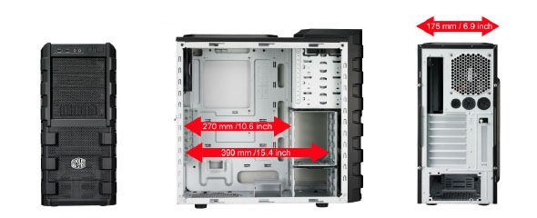 Cooler Master HAF 912 ATX Mid Tower Computer Case ATX, Cooler Master, HAF, Mid Tower 2