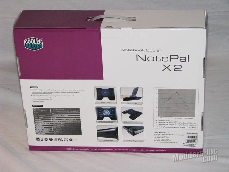 Cooler Master NotePal X2 Notebook Cooler Cooler, Cooler Master, Notebook, NotePal X2 2