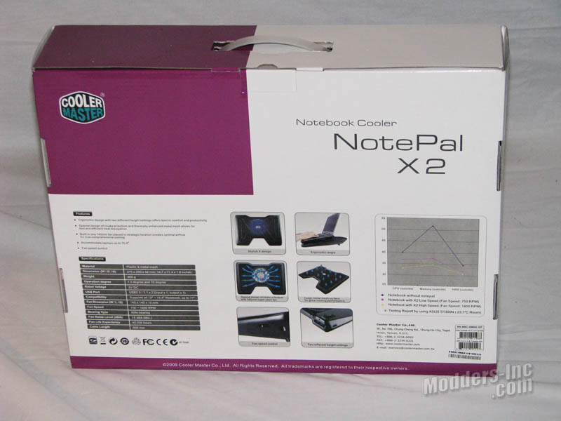 Cooler Master NotePal X2 Notebook Cooler 2 Cooler Master NotePal X2 Notebook Cooler Cooler, Cooler Master, Notebook, NotePal X2 2