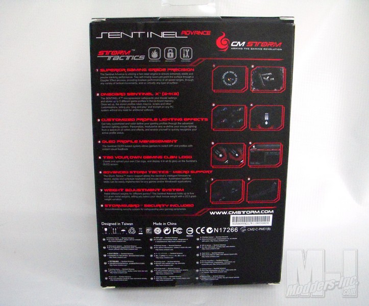 Cooler Master Sentinel Advance Gaming Mouse Cooler Master, Gaming, Gaming Mouse, Sentinel 3