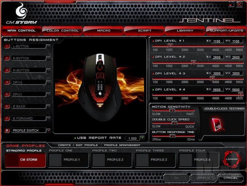 Cooler Master Sentinel Advance Gaming Mouse Cooler Master, Gaming, Gaming Mouse, Sentinel 1