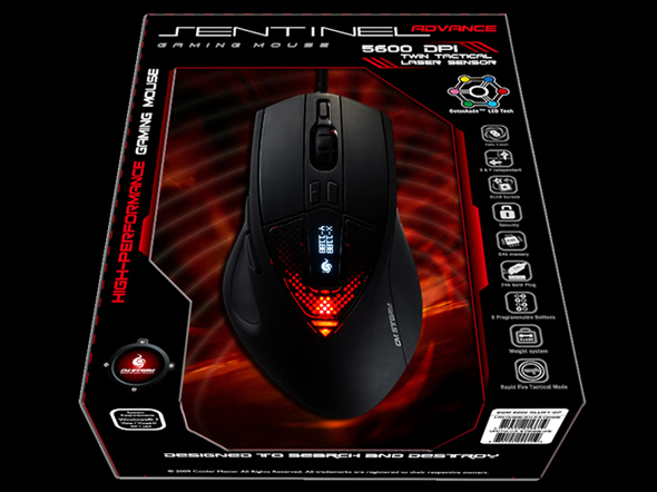 Cooler Master Sentinel Advance Gaming Mouse Cooler Master, Gaming, Gaming Mouse, Sentinel 1