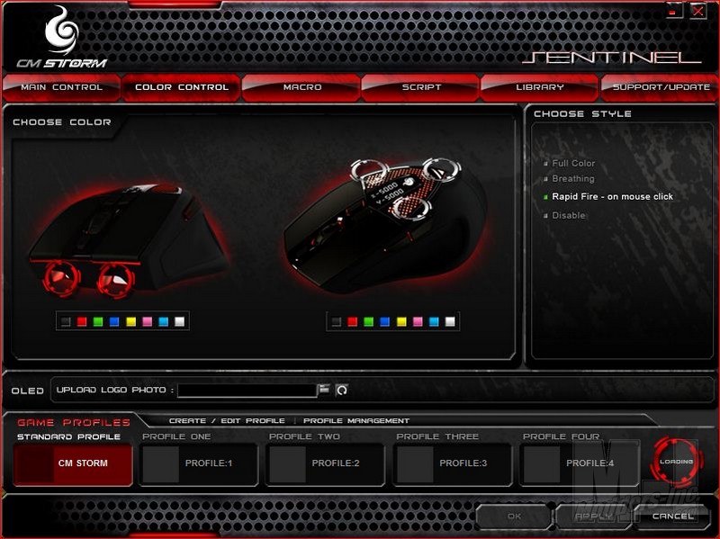 Cooler Master Sentinel Advance Gaming Mouse Cooler Master, Gaming, Gaming Mouse, Sentinel 2