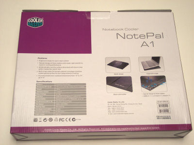 Cooler Master NotePal A1 Laptop Cooler Stand Cooler Master, laptop 2