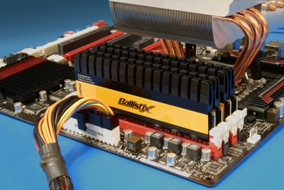 Crucial Ballistix DDR3 PC3-12800 Memory Ballistix, Crucial 4GB kit, DDR3 PC3-12800, Memory 3
