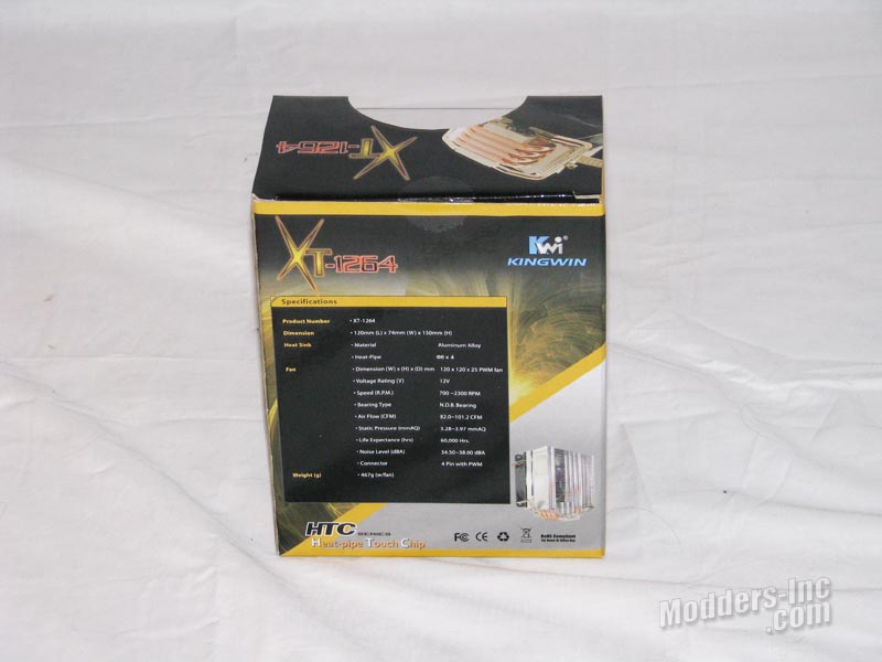 Kingwin HTC XT-1264 CPU Cooler CPU Cooler, HTC XT-1264, Kingwin 3