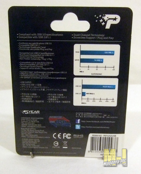 Patriot Memory Supersonic USB 3.0 Flash Drive Flash Drive, Patriot Memory, Supersonic, USB 3.0 3