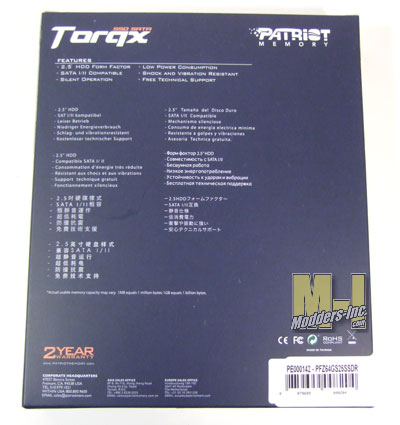 Patriot Torqx SSD (Solid State Disk) 64GB Patriot, SSD, Torqx 3