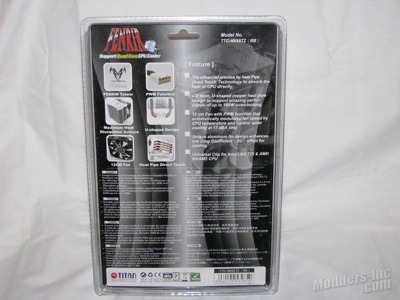 Titan Fenrir TTC-NK85TZ CPU Cooler Titan. Fenrir. TTC-NK85TZ .CPU Cooler 3
