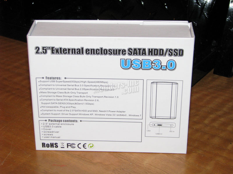 500GB SuperSpeed USB 3.0 2.5in External Hard Drive Geek Kit 500GB, External Hard Drive, USB 3.0 2.5in 6