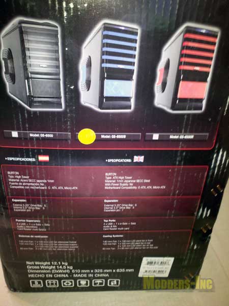 Sentey GS-6500B Burton Computer Case computer case, GS-6500B Burton, Sentey 3