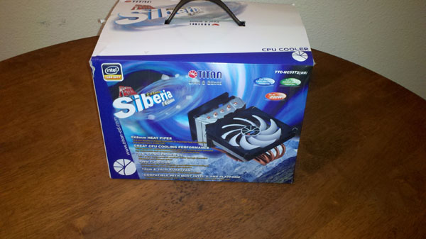 Titan Fenrir Siberia Edition CPU Cooler CPU Cooler, Fenrir, Siberia Edition, Titan 2