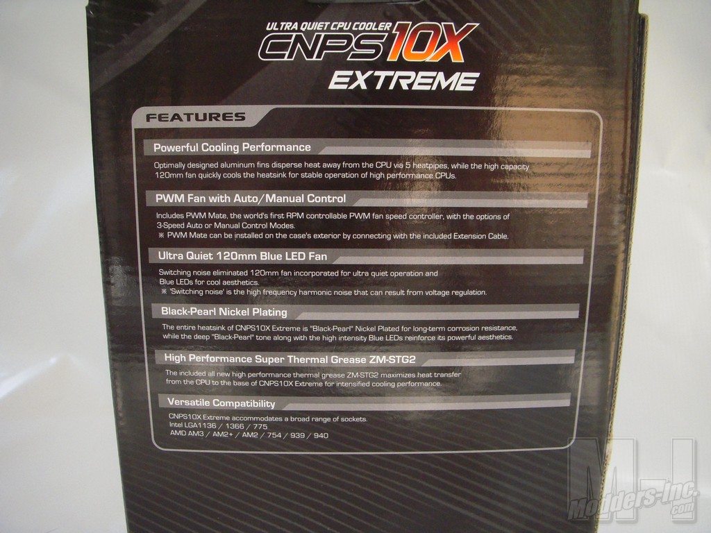 Zalman CNPS10X Extreme Heat Pipe CPU Cooler CPU Cooler, Zalman 5