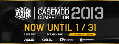 Get Ready for the Cooler Master 2013 Case Mod Competition 1 Cooler Master 2013 Case Mod Competition