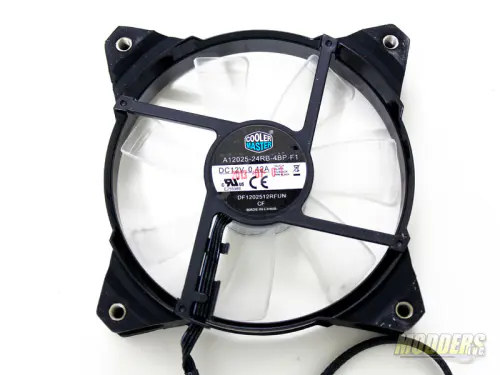 Cooler Master JetFlo Series Fans Review 4 Cooler Master JetFlo 120mm LED Fan Rear Shot