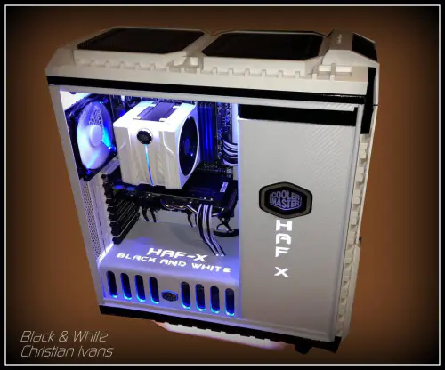 HAF X Black And White Case Mod BW-Haf-4