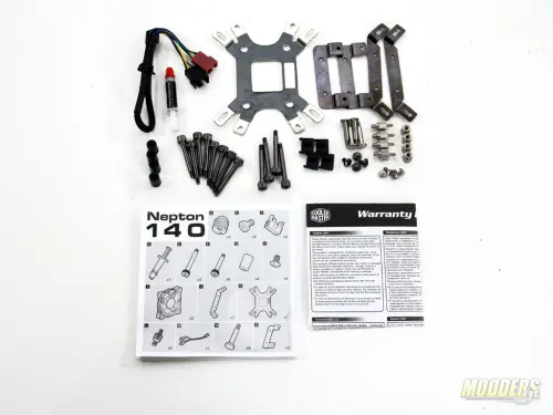 Cooler Master Nepton 140XL Cooler Review 5 Nepton 140XL Accessories