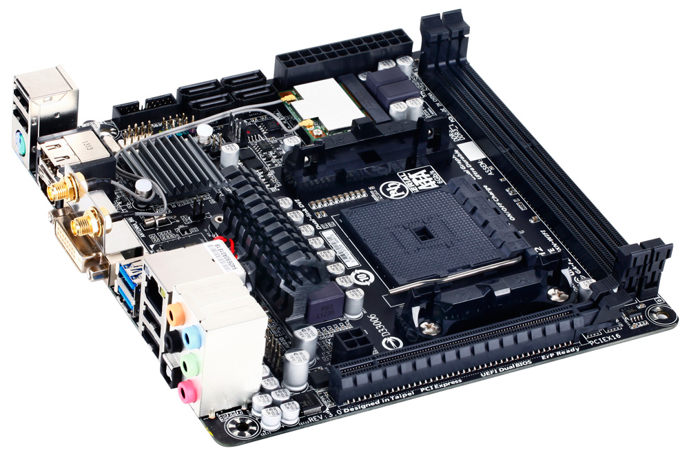 Gigabyte F2A88XN-WIFI Mini-ITX Motherboard 2 Gigabyte_A88XN8981_big