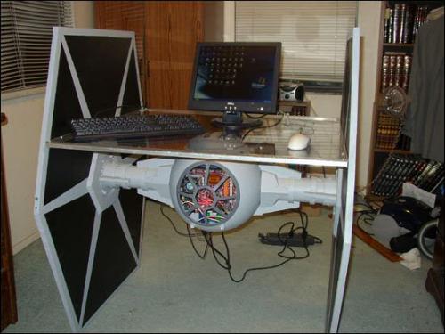 Tie Fighter desk