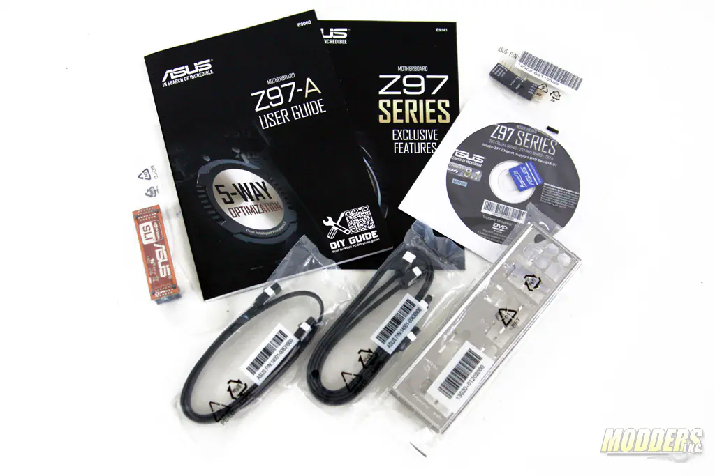 ASUS Z97-A Motherboard Review 6 ASUS Z97-A Accessories