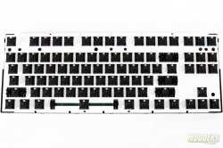 Top view Without keycaps