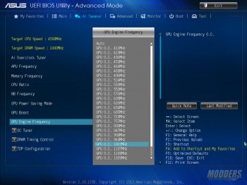 UEFI - AI Tweaker GPU Frequency
