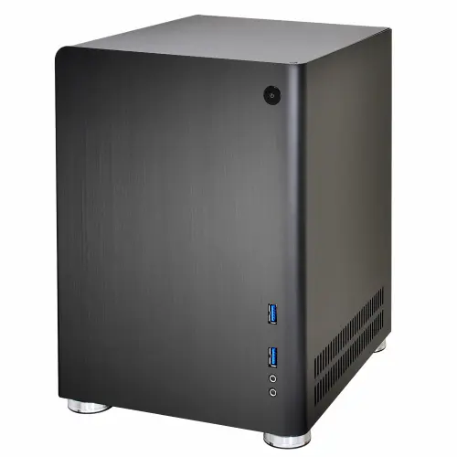 Lian Li Brushed Aluminum Mini-ITX Chasis – PC-Q01 1 Lian Li Mini-ITX Chasis – PC-Q01