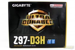 Gigabyte Z97-D3H Box Front