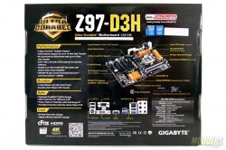 Gigabyte Z97-D3H Box Rear