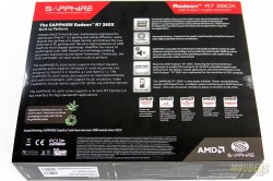 Sapphire R7 260X 100366-3L Rear Box