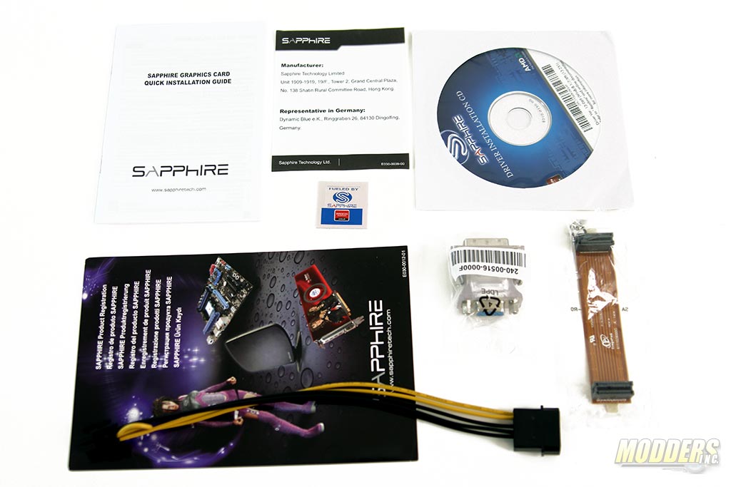 Sapphire R7 260X 100366-3L Accessories