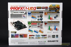 Gigabyte GA-990FXA-UD3 Rev 4.0 Box Rear