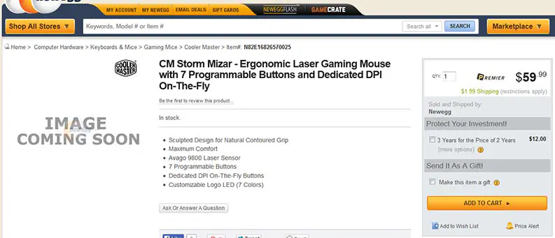 Cooler Master Mizar Mouse Now Available 2 mz2