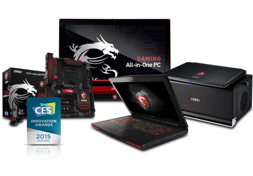 MSI Gaming Notebooks, All-in-One PC and Motherboard Named as 2015 CES Innovations Honoree