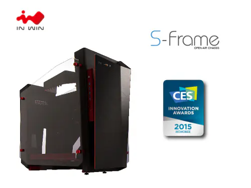 In Win announce that S-Frame and D-Frame mini chassis received 2015 CES Innovation Awards 1 2015 CES_BG-W