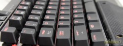 Keycaps side view
