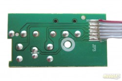 Daughter PCB rear view