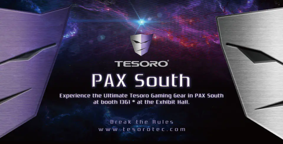 Tesoro Debuting RGB Mechanical Keyboards with Individual Key Illumination at PAX South 1 Tesoro_PAX_South